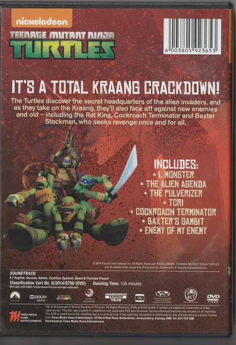 Teenage Mutant Ninja turtles Kraang Invasion