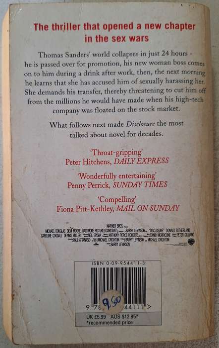 Disclosure by Michael Crichton