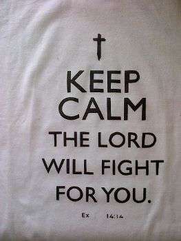 KEEP CALM CHRISTIAN T-SHIRT