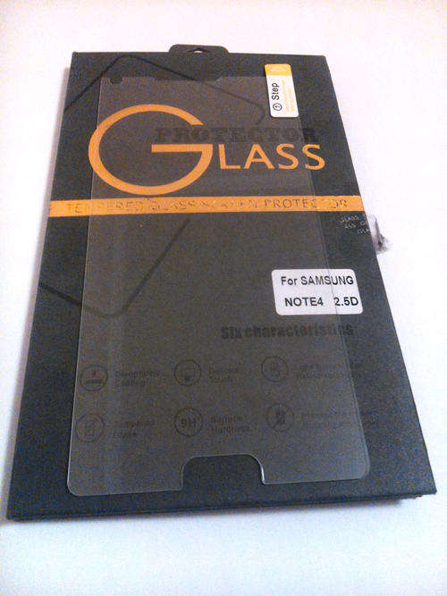 Galaxy Note 4 Tempered Glass Screen Guard / Protector Glass