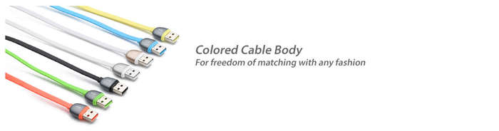 TOTU (Lightning & Micro USB) to USB 2 in 1 Cable Colors