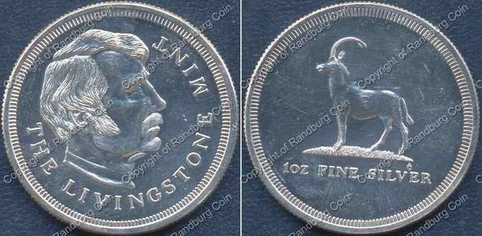 *#* The Livingstone Mint - 1oz Fine Silver Medallion *#*