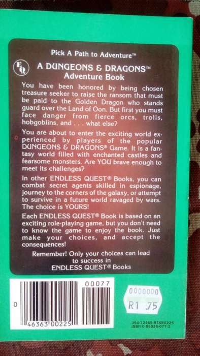 An Endless Quest Book #16 - The Dragon's Ransom