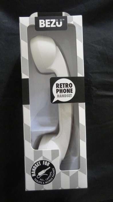 BEZu Retro Phone Handset - White