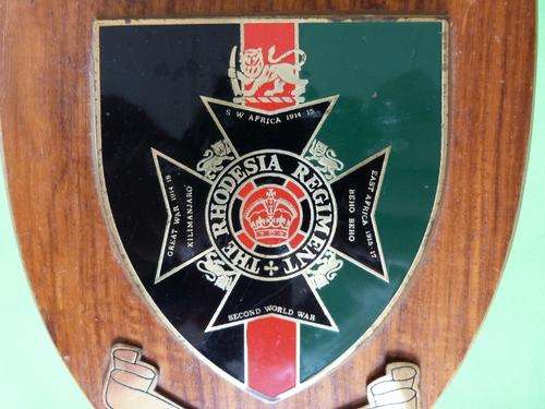 Rhodesia Regiment 5th Battalion Plaque