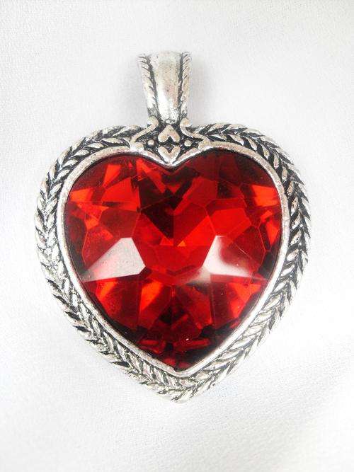 Crystal Heart Pendants