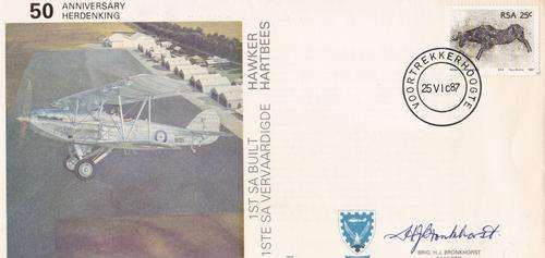 South African Air Force - Signed Cover