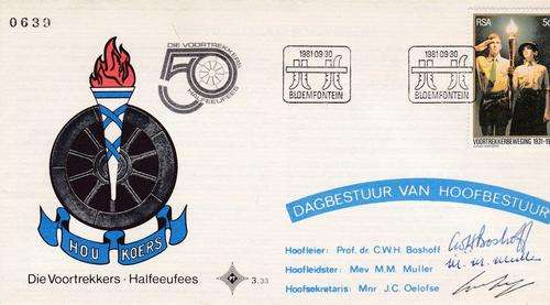 SA FDC Voortrekkers Signed by Management Committee
