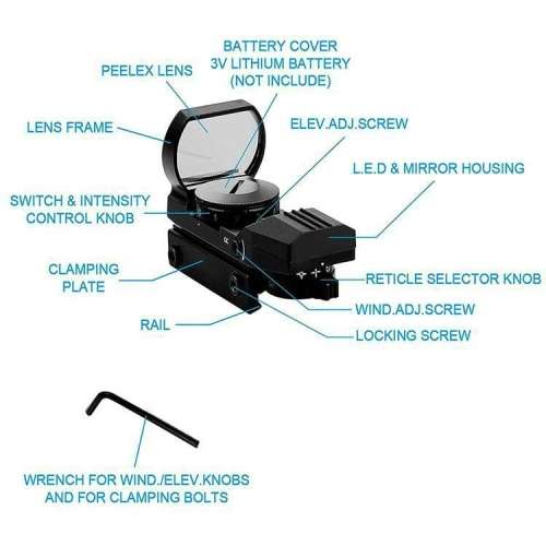 Air Rifle Red Dot Sight