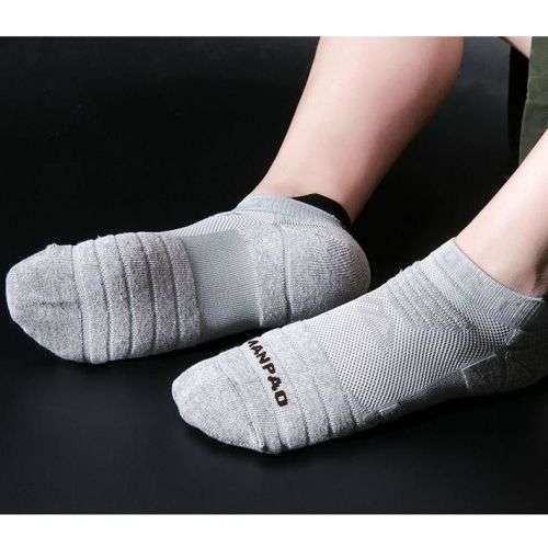 10x MANPAO Sports Socks Unisex Cotton - 2 Orange, 4 White, 2 Black 2Grey