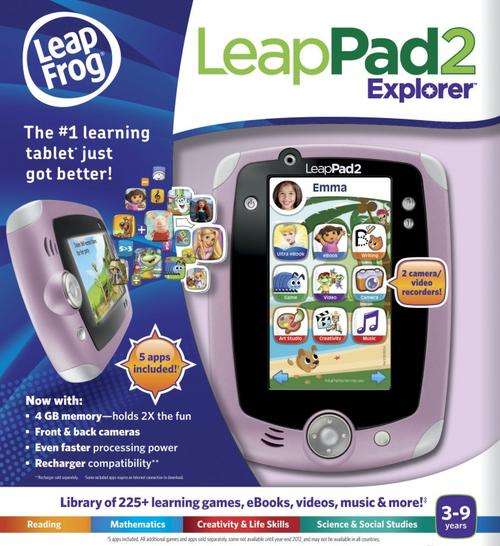 LeapFrog LeapPad 2 With 2 Free Games (Free Shipping)