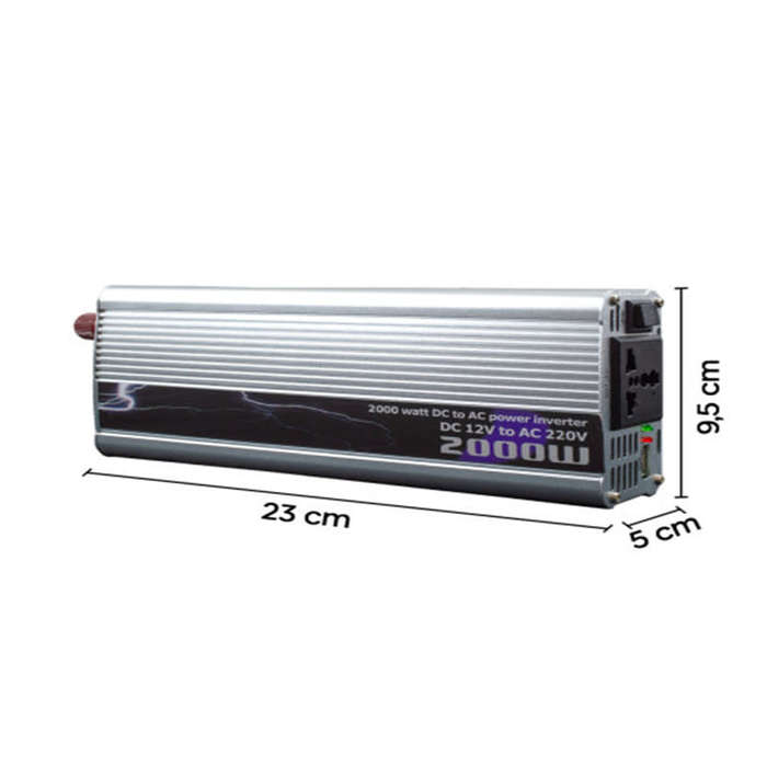 Convenient And Beautiful 2000W Inverter Car Battery Converter Electrical Switch