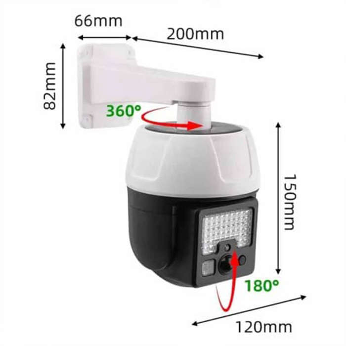 Convenient And Durable Solar-Powered Virtual Camera With Remote Control