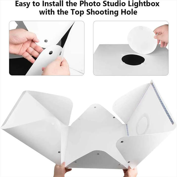 Convenient Mini Photography Studio Kit Portable USB LED Lighting