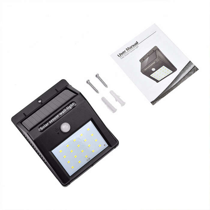 Safe And Practical Solar Pir Motion Sensor Security Wall Garden Light Outdoor Light