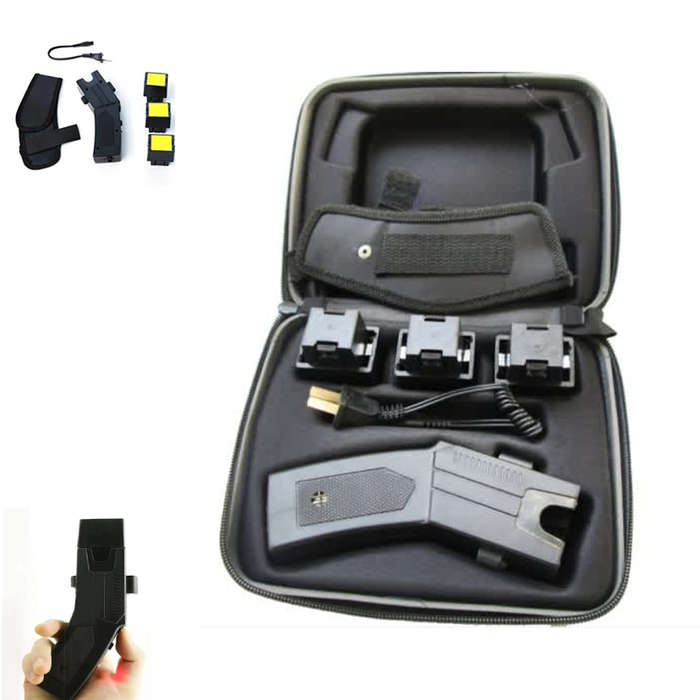 Convenient Rechargeable Stun Gun With Long Range (5m) And Policy