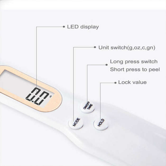 Convenient And Exquisite Electronic Lcd Digital Spoon Weight Scale Kitchen Spoon Scale