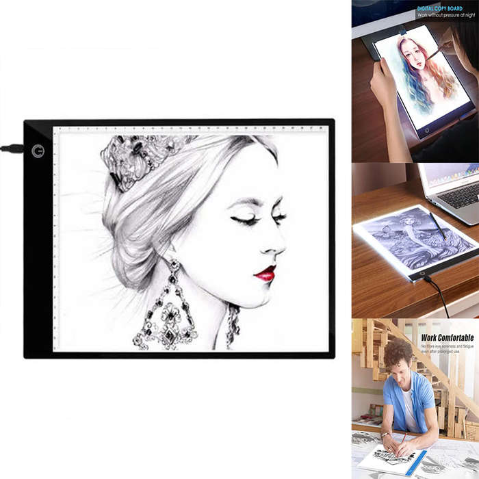 Convenient And Exquisite Educational Led Drawing Board, Painting Copy Light Box, Stepless Dimming Di