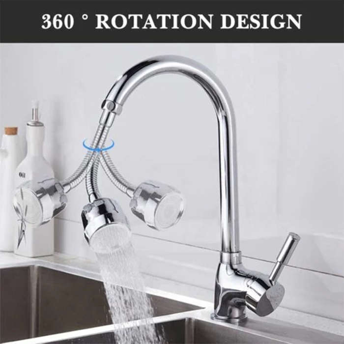Convenient 360° Rotating Faucet Aerator Universal Kitchen Faucet Spray Head Water-Saving Faucet