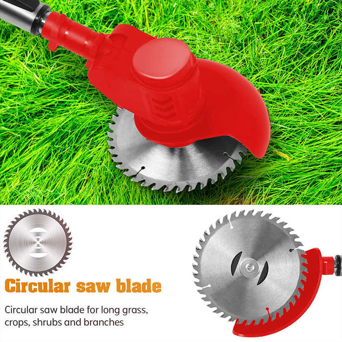 2-In-1 Height Adjustable Electric Lawn Mower Cordless Lawn Trimmer
