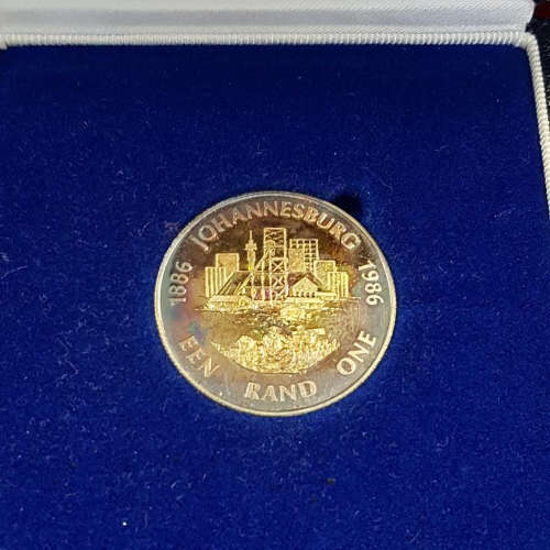 SA 186 JOBURG 100 PROOF SILVER RAND