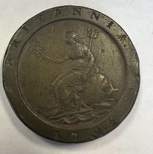 GB 1797 GEORGE 111 LARGE CARTWHEEL 2d - 57grams