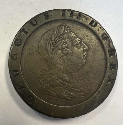 GB 1797 GEORGE 111 LARGE CARTWHEEL 2d - 57grams