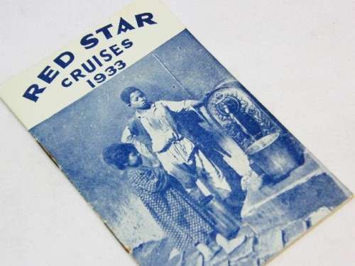 Red Star Cruises 1933 SS Lapland cruises summary for 1933