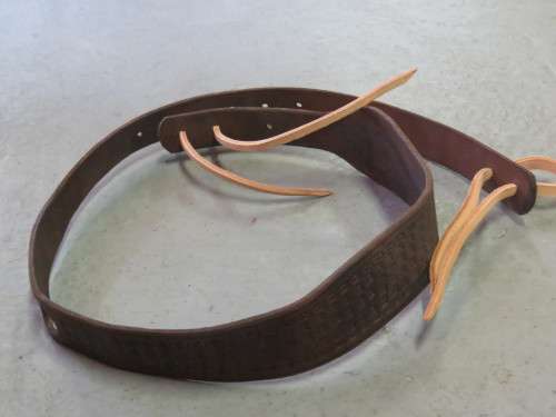 Genuine leather banddier belt - 106cm