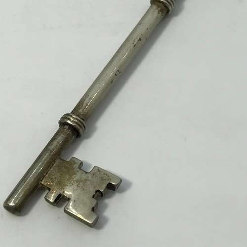 Vintage Silver Commemorative Key issued to Mev. FH Engelbrecht for hostel opening in Brandvlei