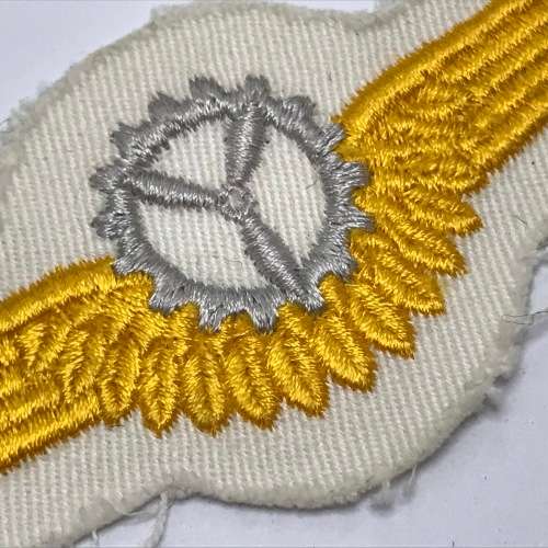 West German Air Force flight engineer silver wings