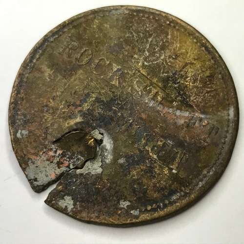Mine Company Labour token - Rock Shaft No. 1 Shift