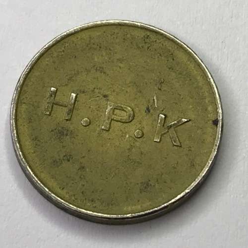 General Post Office 5 cent token - number D 40
