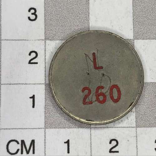 General Post Office 10 cent token - Number L 260