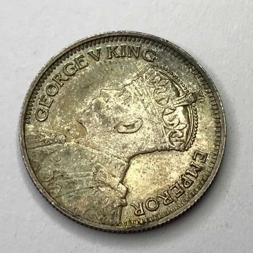 1935 Southern Rhodesia sixpence, Uncirculated