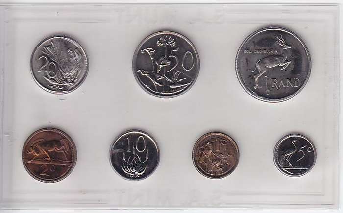 1987 RSA Uncirculated Mint Pack - as per photo