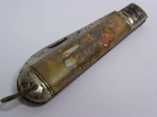 Czecho Slovakia Pocket Knife - Mikov - with Canadian Mounty - as per photo