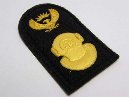 SANDF Navy Divers Rubberised Badge - as per photo