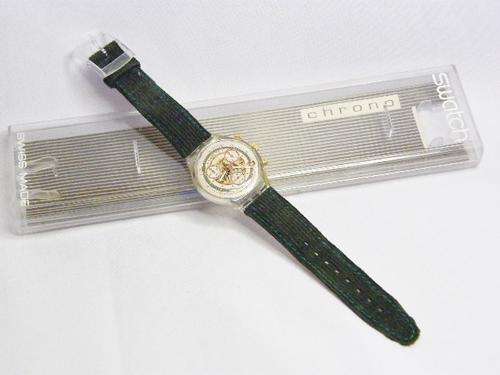 Swatch La Majeste Velours Chronograph Mens Watch in original case - as per photo