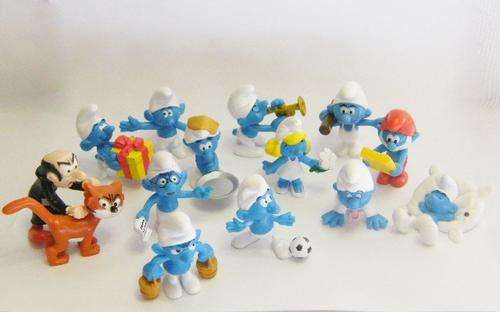 Lot of 14 Peyo Smurfs - 2008 collection - as per photo