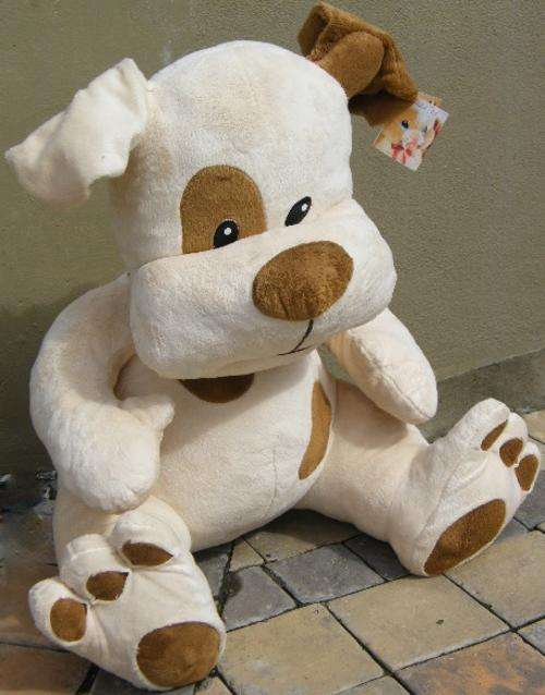 Cinzia Toys soft Temptations handmade dog - size 55 cm x 60 cm - as per photo