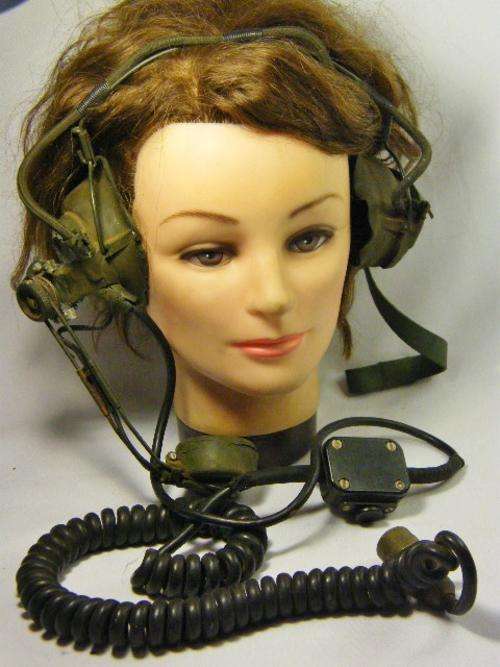 Pair of Air Force pilot headphones - as per photo