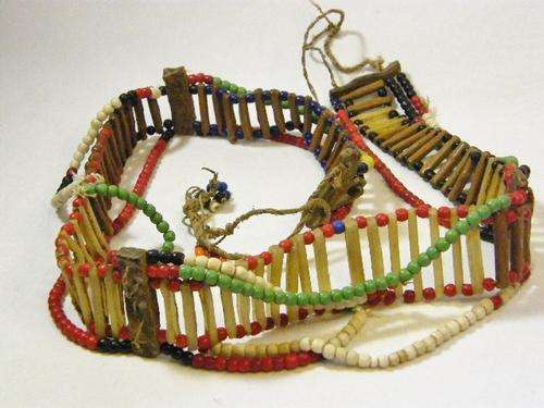 Antique Zulu maiden virgin inspection belt - rare as antique piece - 78cm long - as per photo