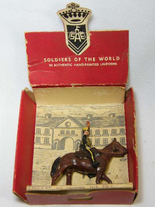 SAE Soldiers of the World 1914 Trooper 4th Hussars figurine in original box - as per photo