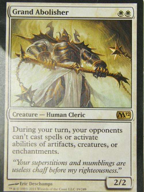 Magic The Gathering - Grand Abolisher Magic 2012 card - @ CRAZY R1 start