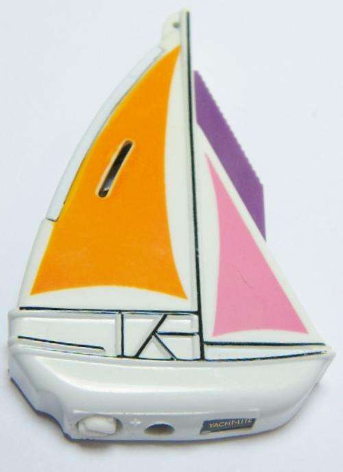 Vintage /yacht Lite electric yacht shaped lighter - working - as per photo