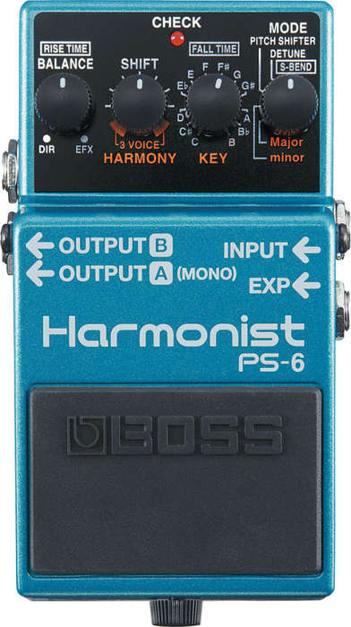 BOSS PS-6 HARMONIST WITH FOUR PITCH SHIFT MODES