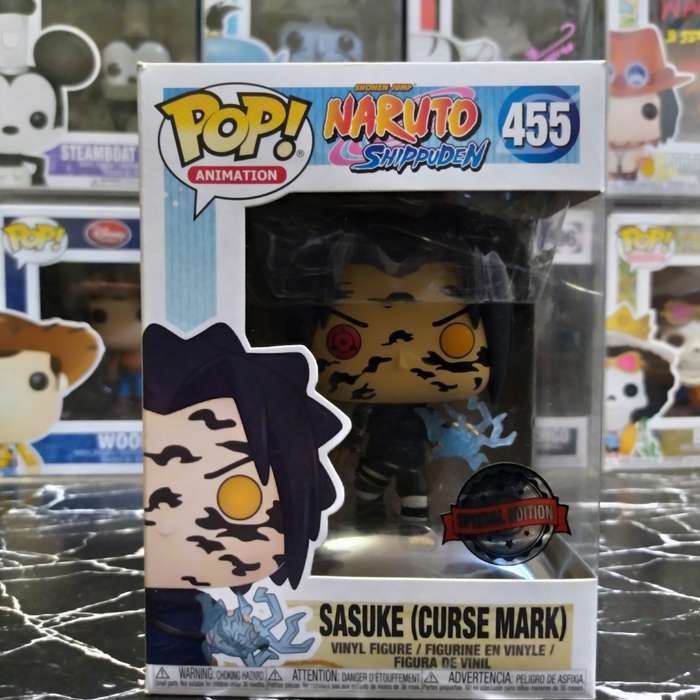 Animation #455 Naruto Sasuke (Curse Mark) Funko Pop