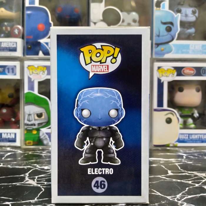 Marvel #46 The Amazing Spiderman 2 Electro  ( Glo ) Funko Pop