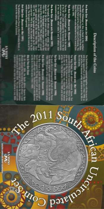 2011 SOUTH AFRICAN UNCIRCULATED COIN SET